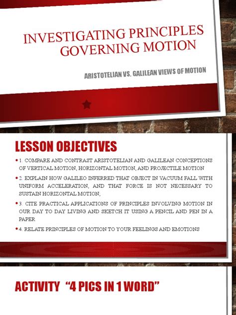 Quarter 2 Module 2: Investigating Principles Governing Motion.